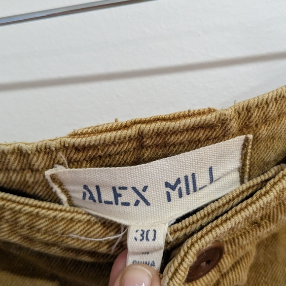 Alex Mill Phoebe Pants In Golden Khaki - Picture 2 of 8